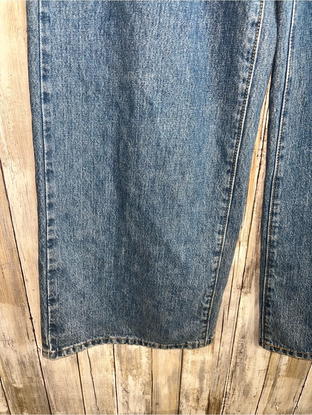 Levi’s 94 Baggy Wide Leg Jeans 26 High Rise Vintage Wash 100% Cotton - Picture 4 of 7